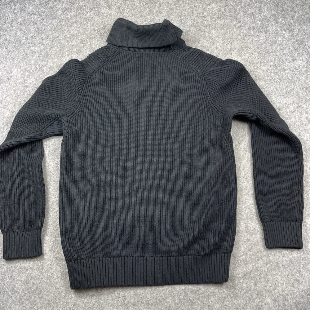 Duluth Brigadier Shawl Collar Sweater‎ Mens Medium Blue Heavy Chunky Outdoor